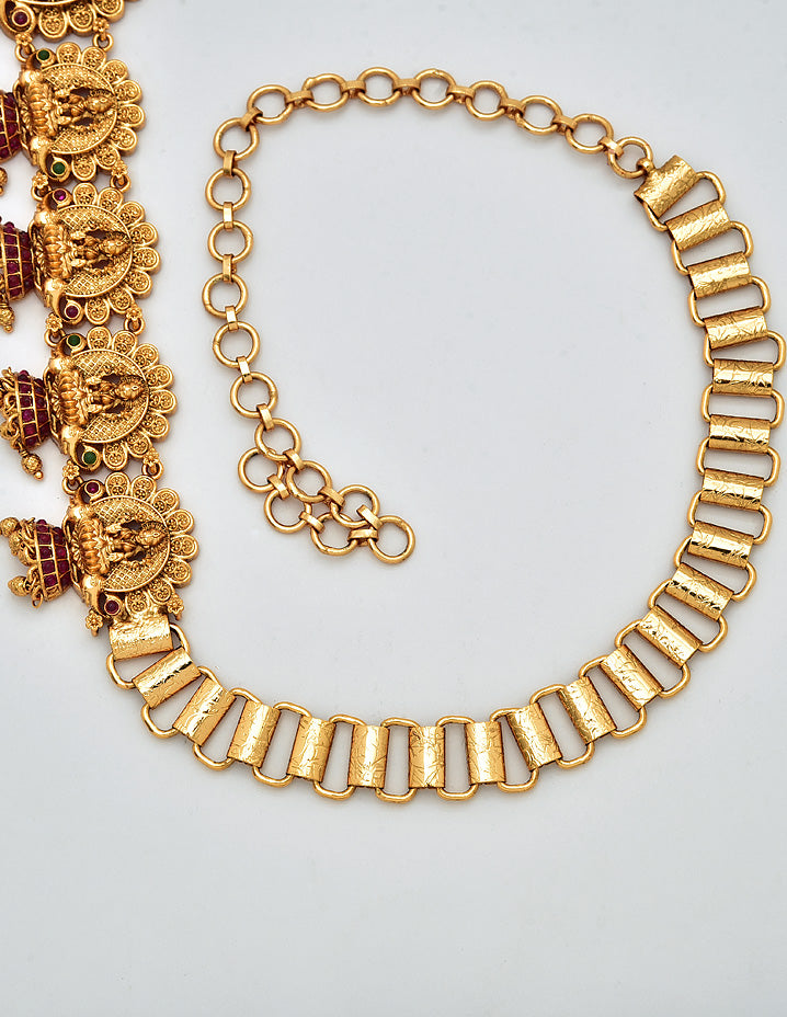 Antique Lakshmi Devi Pattern Chain Vaddanam