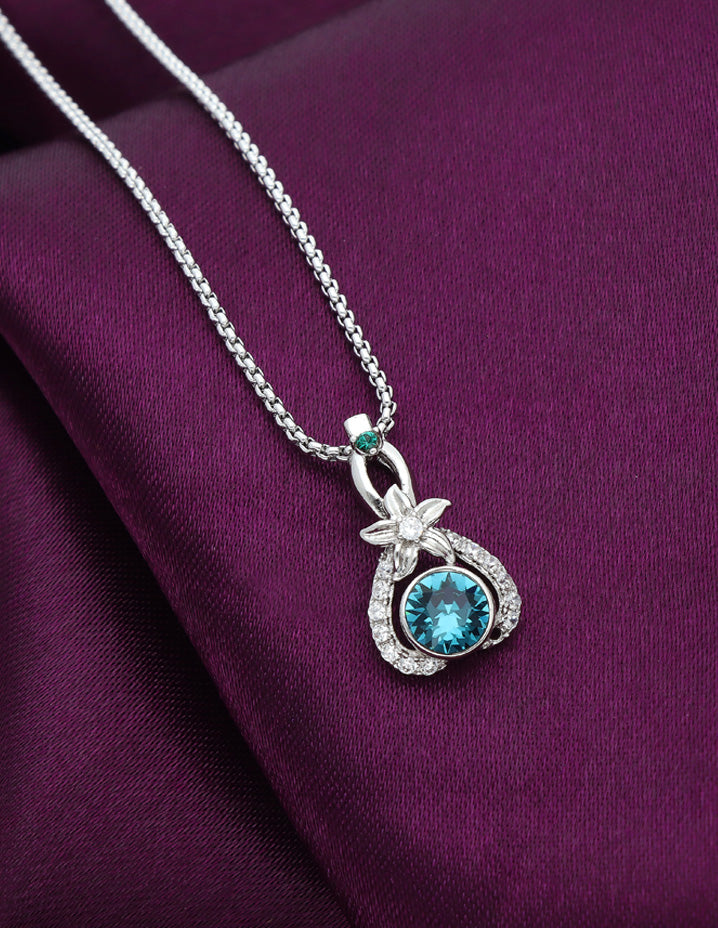 Swarovski Crystal Chain Pendant