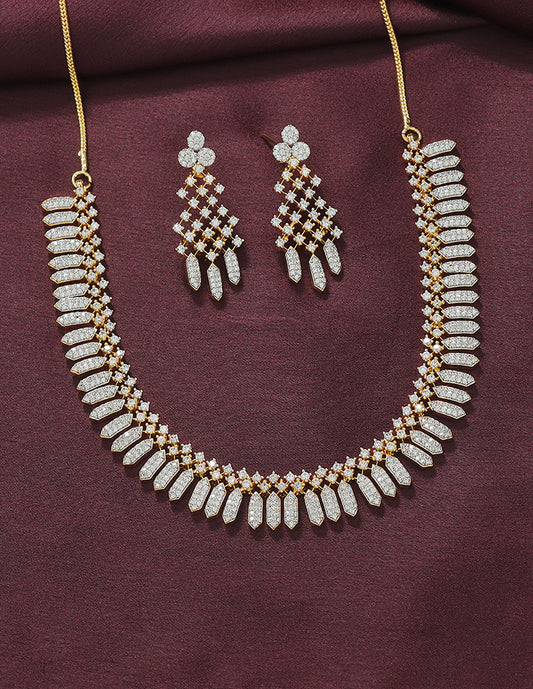 Designer Zirconia Elegance Necklace Set