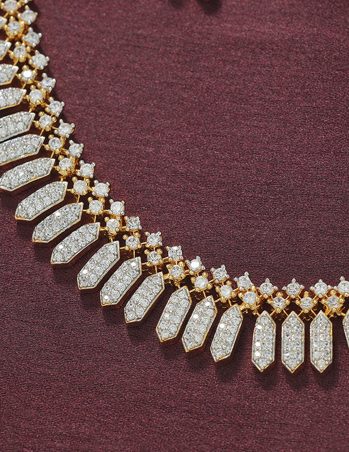 Designer Zirconia Elegance Necklace Set