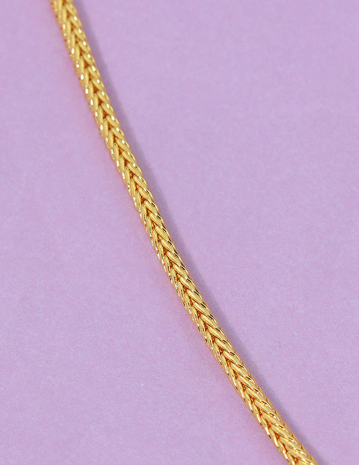 Designer Gold Polish Thali Chain