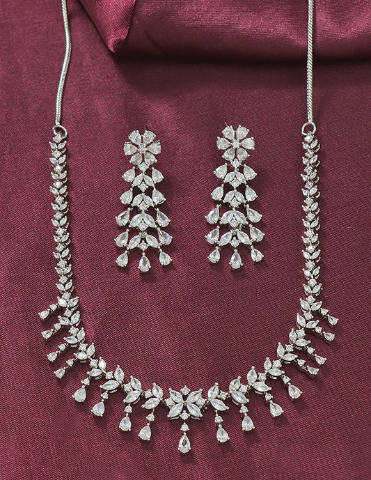 Designer Zirconia Elegance Necklace Set