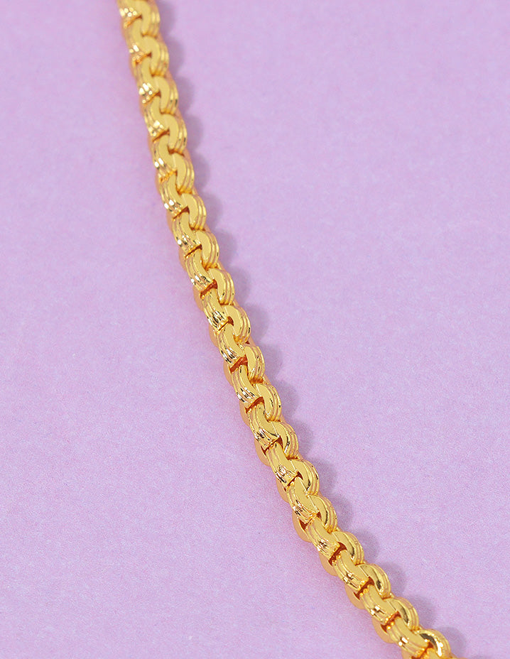 Designer Gold Polish Thali Chain