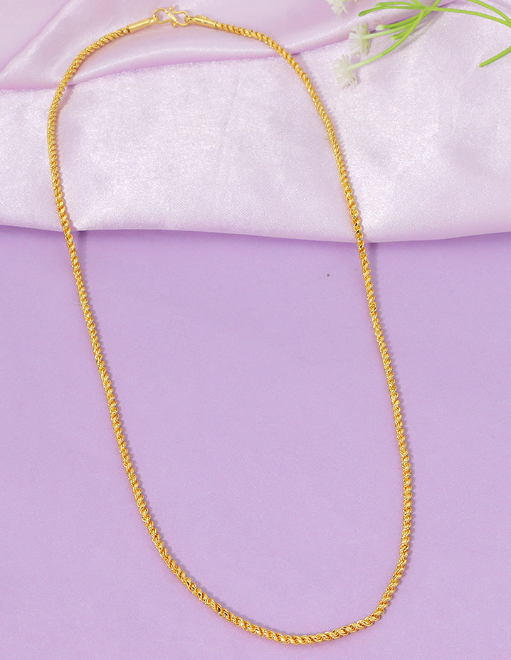 Designer Gold Polish Thali Chain