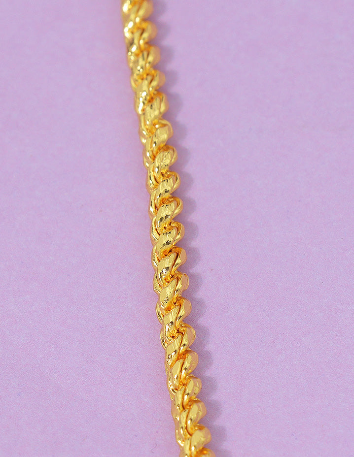 Designer Gold Polish Thali Chain