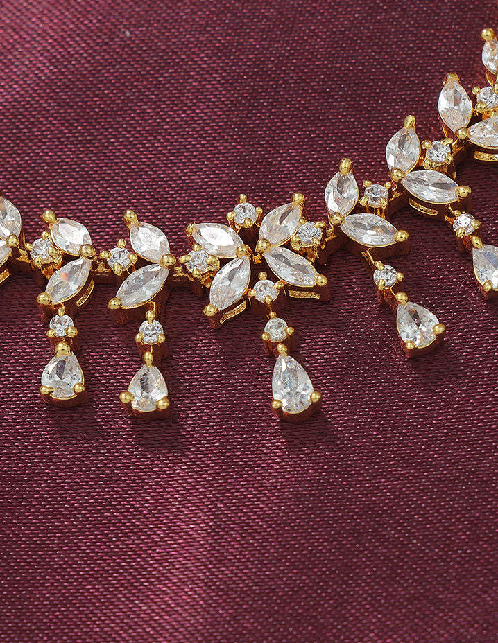 Designer Zirconia Elegance Necklace Set