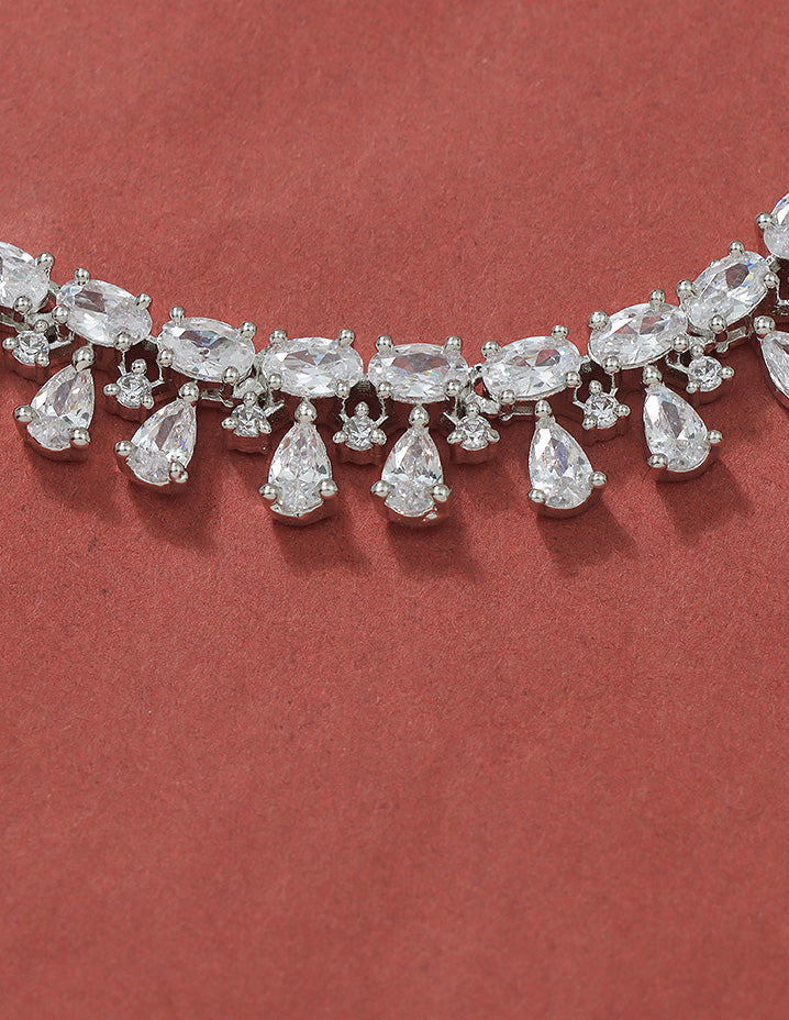 Designer Zirconia Elegance Necklace Set