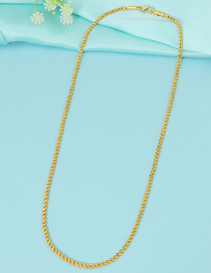 Designer Gold Polish Thali Chain