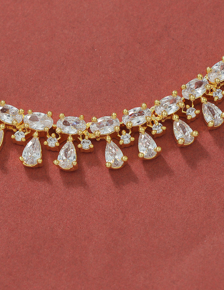 Designer Zirconia Elegance Necklace Set