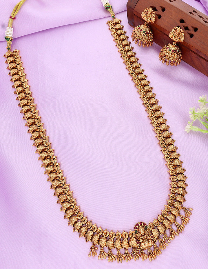 Designer Matt Lakshmi Devi Long Haaram