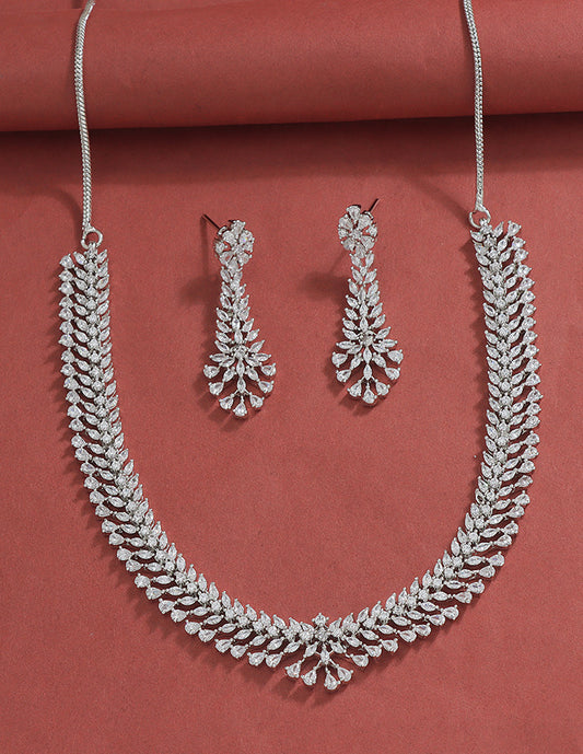 Designer Zirconia Elegance Necklace Set