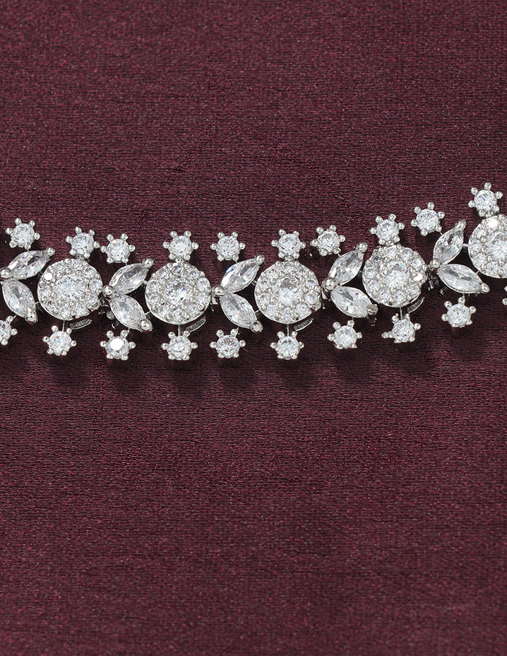 Designer Zirconia Chain Bracelet