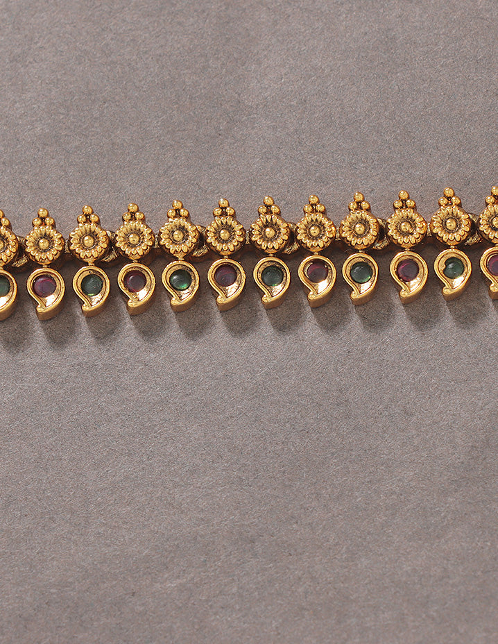 Designer Mango Shape Chain Vaddanam