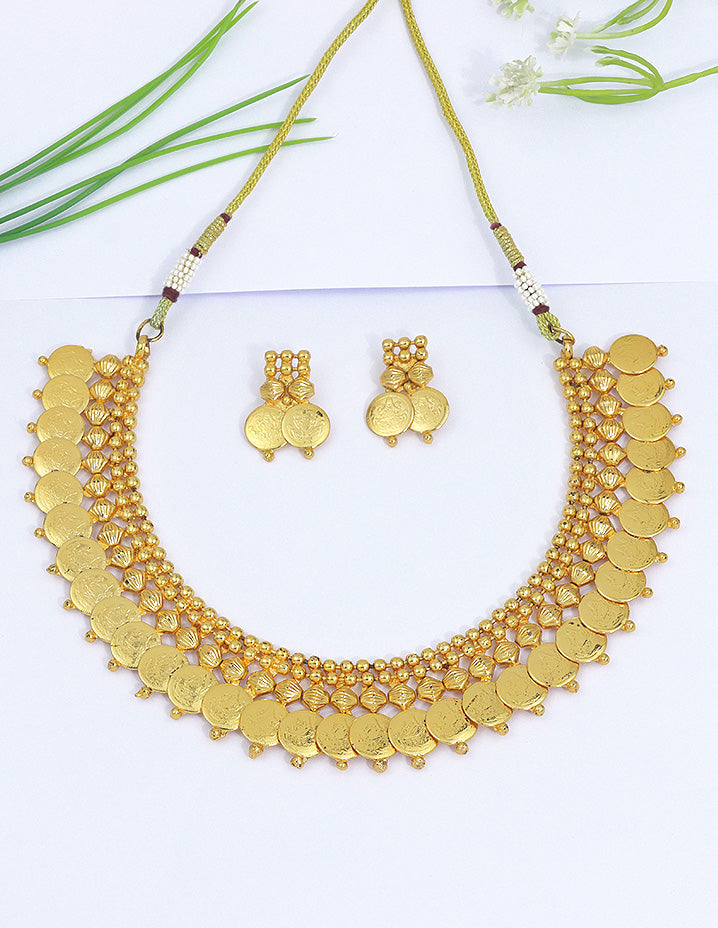 Designer Matt Lakshmi Kasula Necklace Set