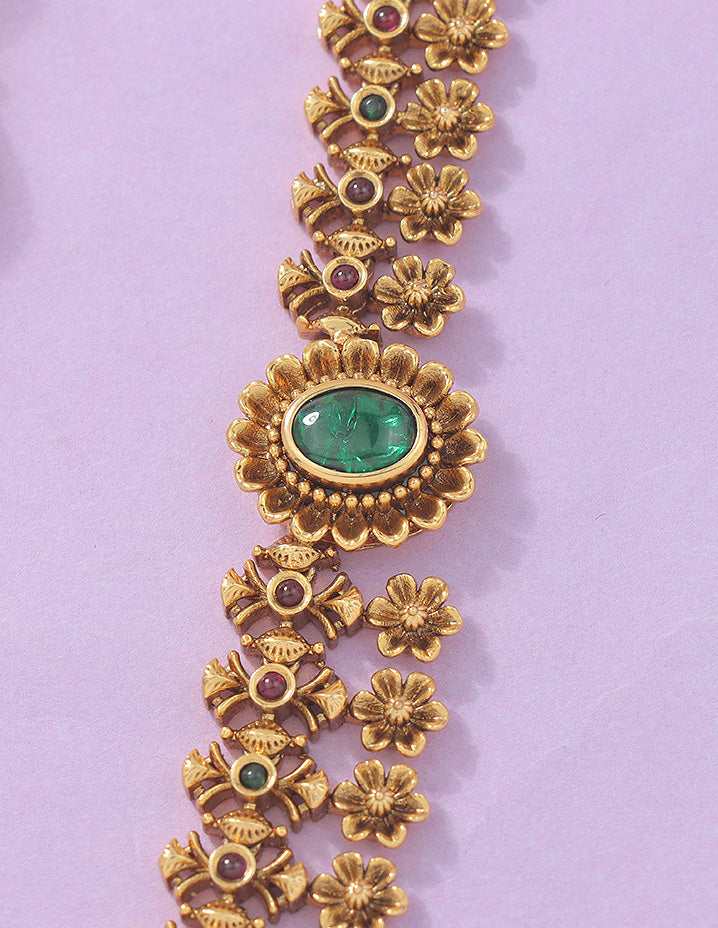 Designer Matt Kempu Long Haaram Set