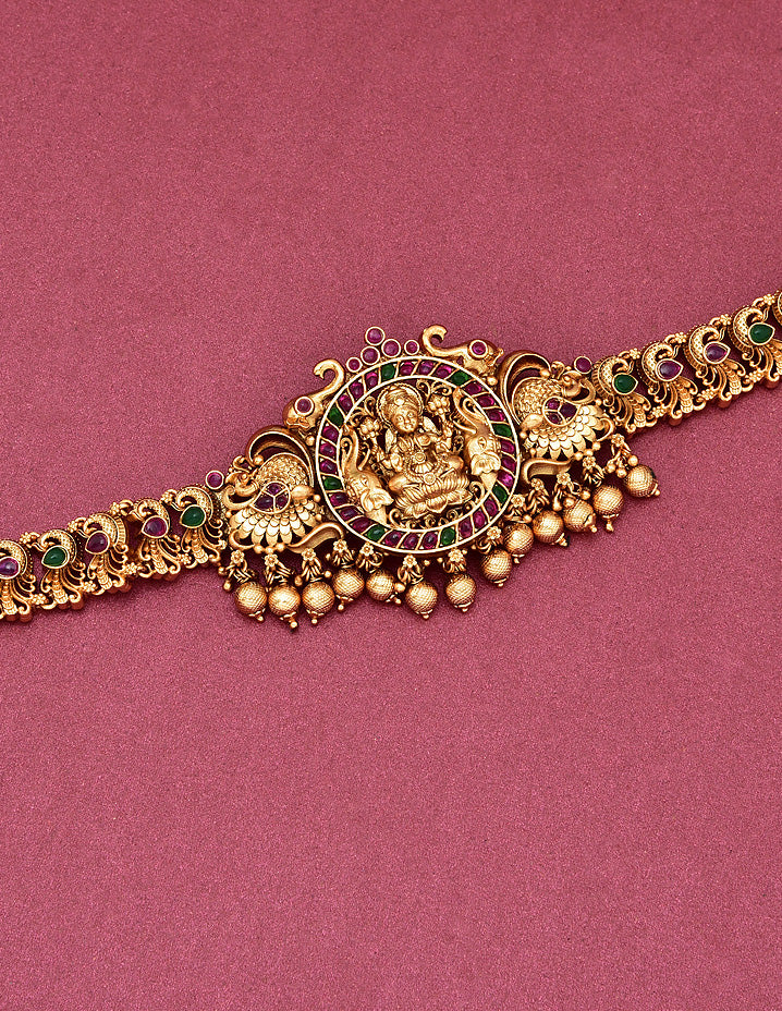 Antique Kempu Chain Vaddanam