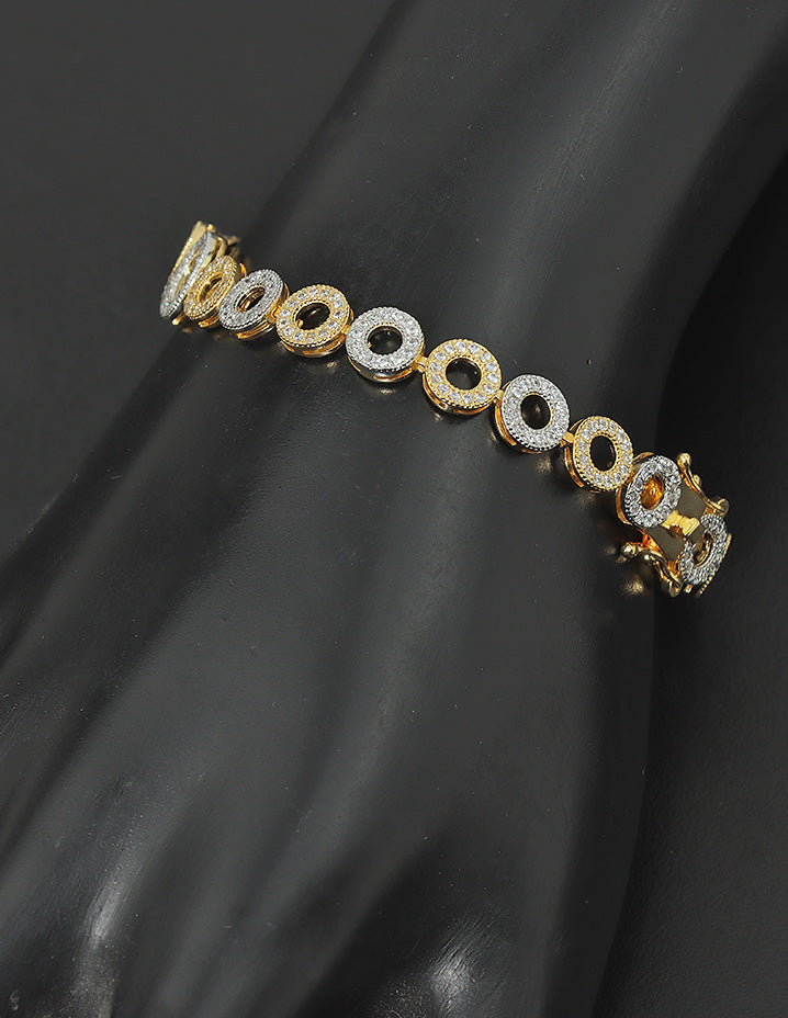 Designer Zirconia Chain Bracelet