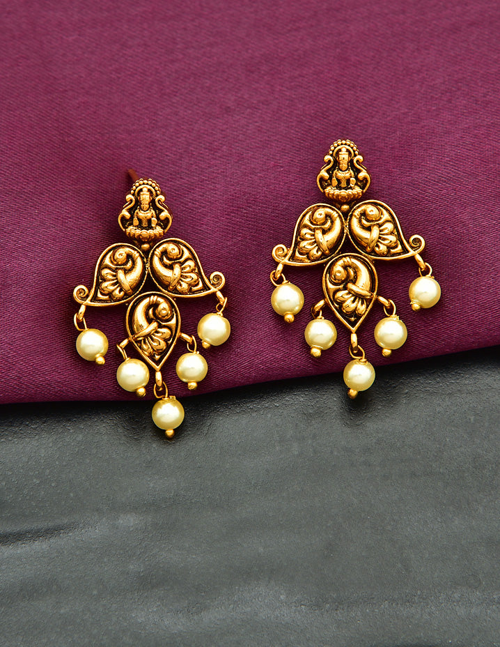 Antique Mango Shape Necklace Set 127899