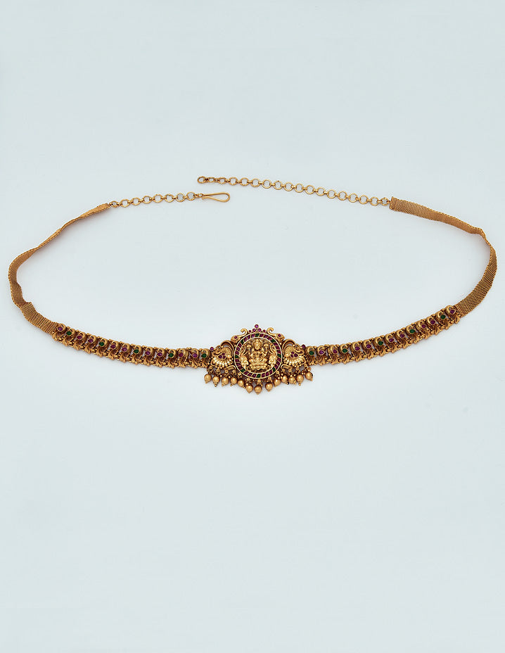 Antique Kempu Chain Vaddanam