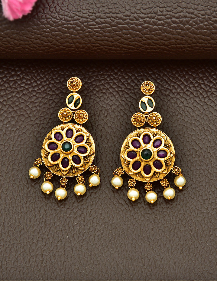 Antique Zirconia Long Haaram 128046