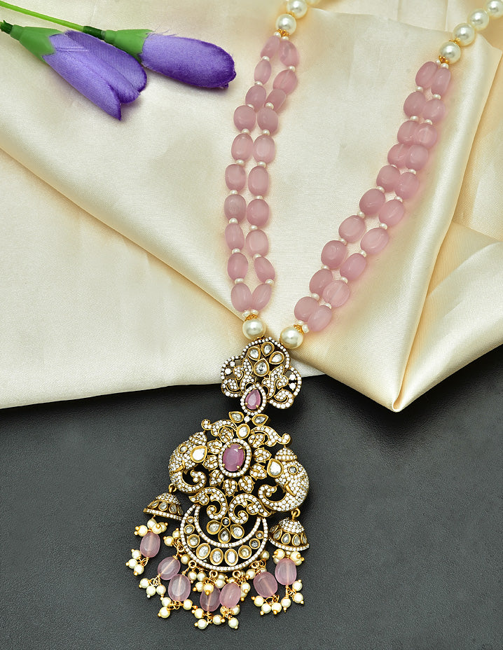 Victorian 3 Layered Beads Long Haaram