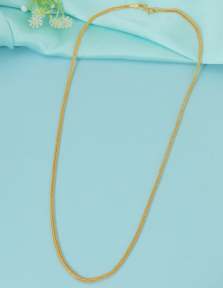 Designer Gold Polish Thali Chain