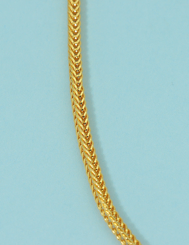 Designer Gold Polish Thali Chain