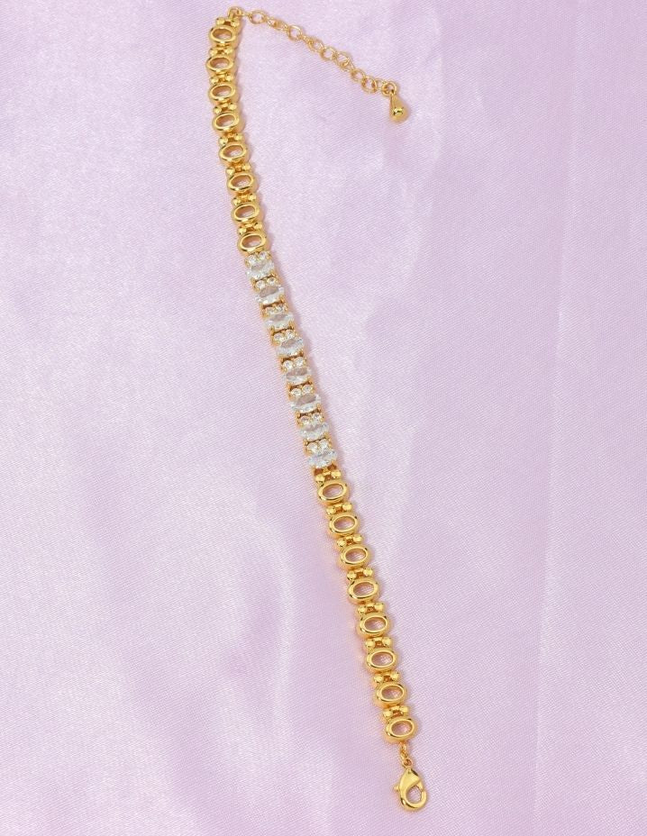Designer Gold Chain Bracelet ZBLT10887