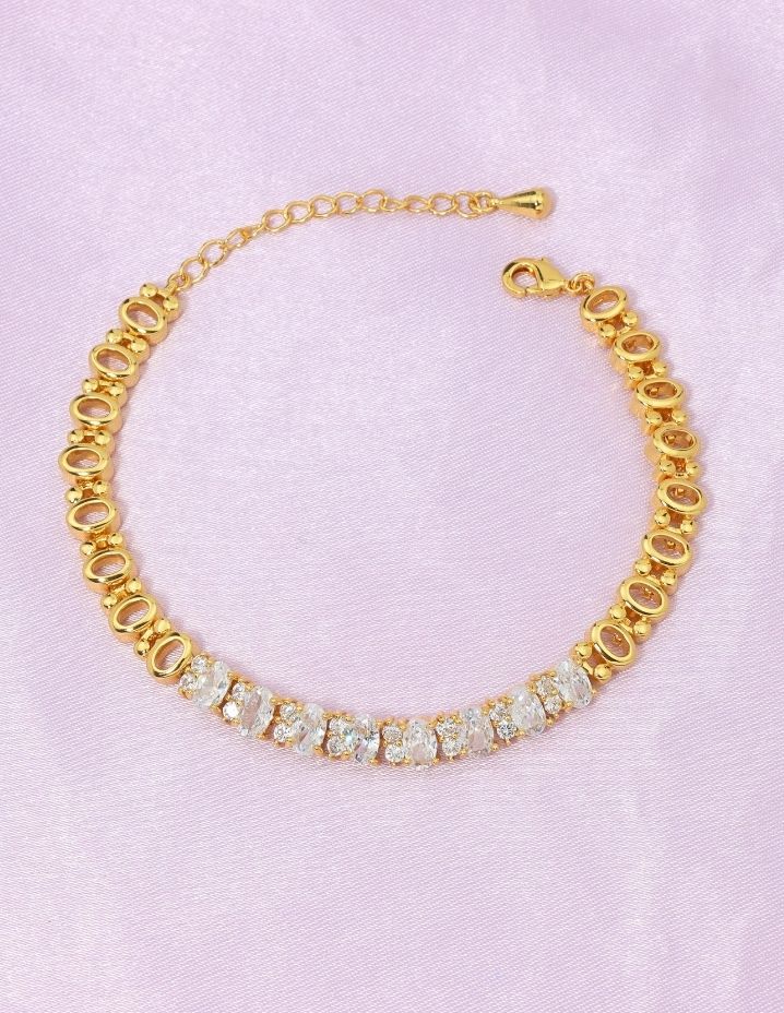 Designer Gold Chain Bracelet ZBLT10887