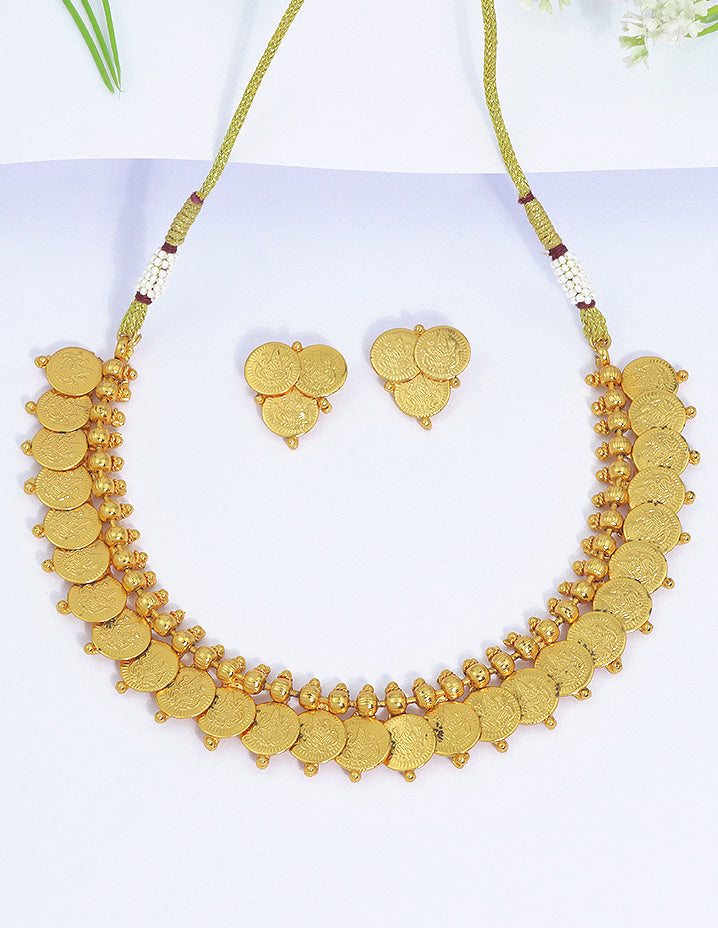 Designer Matt Lakshmi Kasula Necklace Set