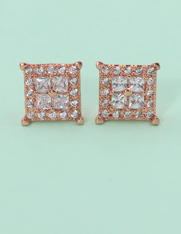 Designer Zirconia Stud Earrings