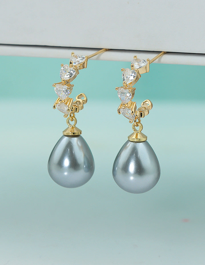 Designer Zirconia Bali Earrings