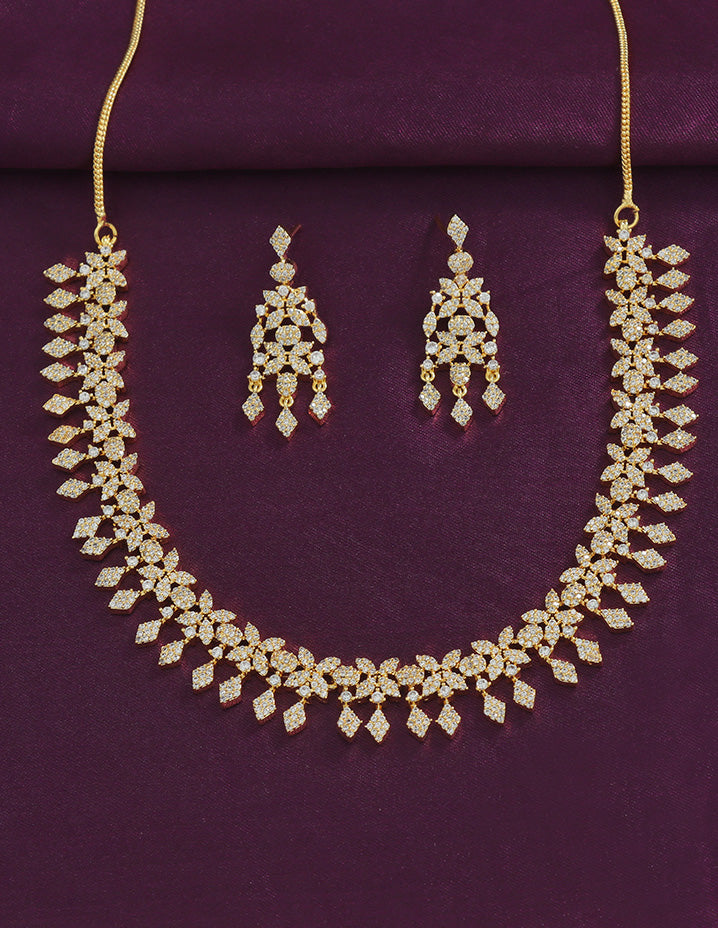 Designer Zirconia Elegance Necklace Set