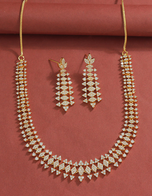 Designer Zirconia Elegance Necklace Set