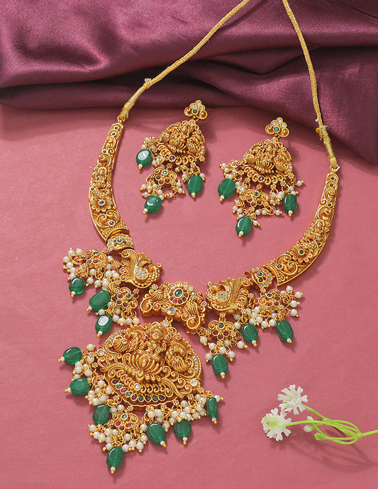 Designer Lakshmi Devi Necklace Set