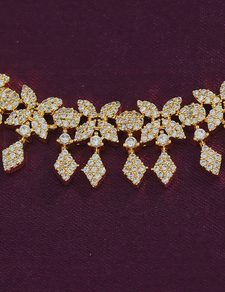 Designer Zirconia Elegance Necklace Set