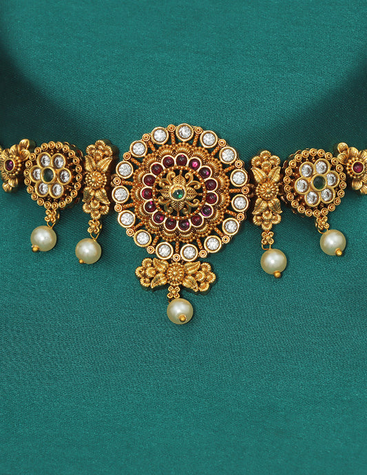 Designer Floral Chain Bajuband