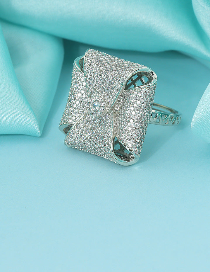 Designer Zirconia Finger Ring