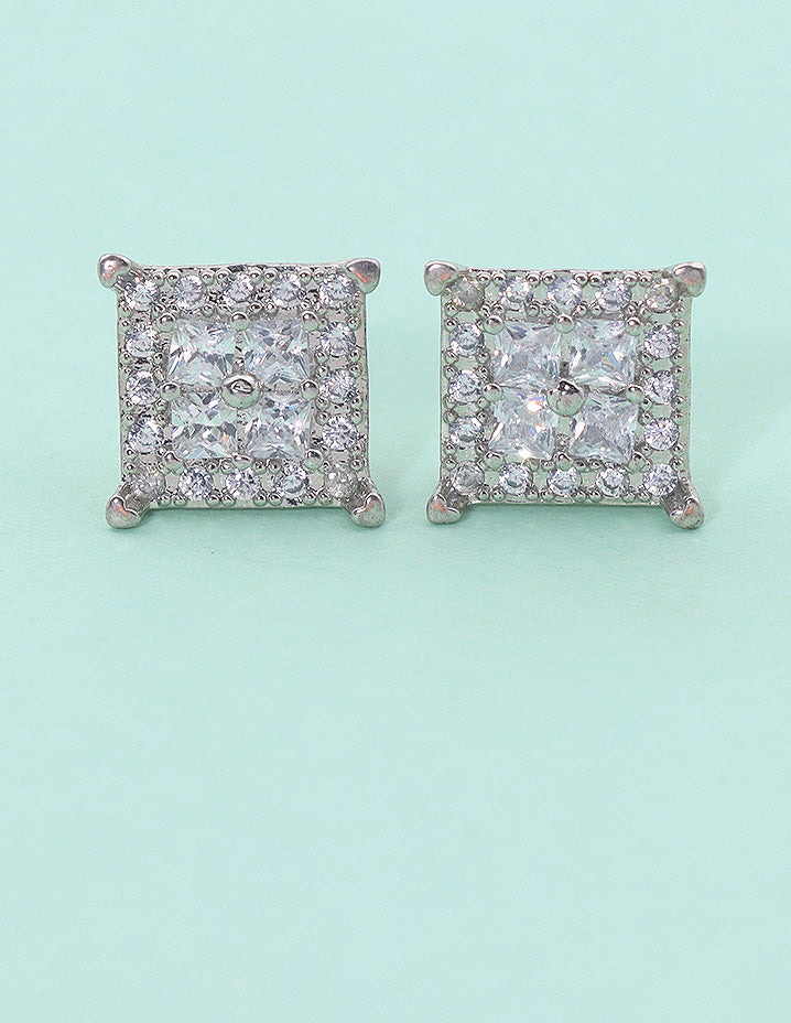 Designer Zirconia Stud Earrings