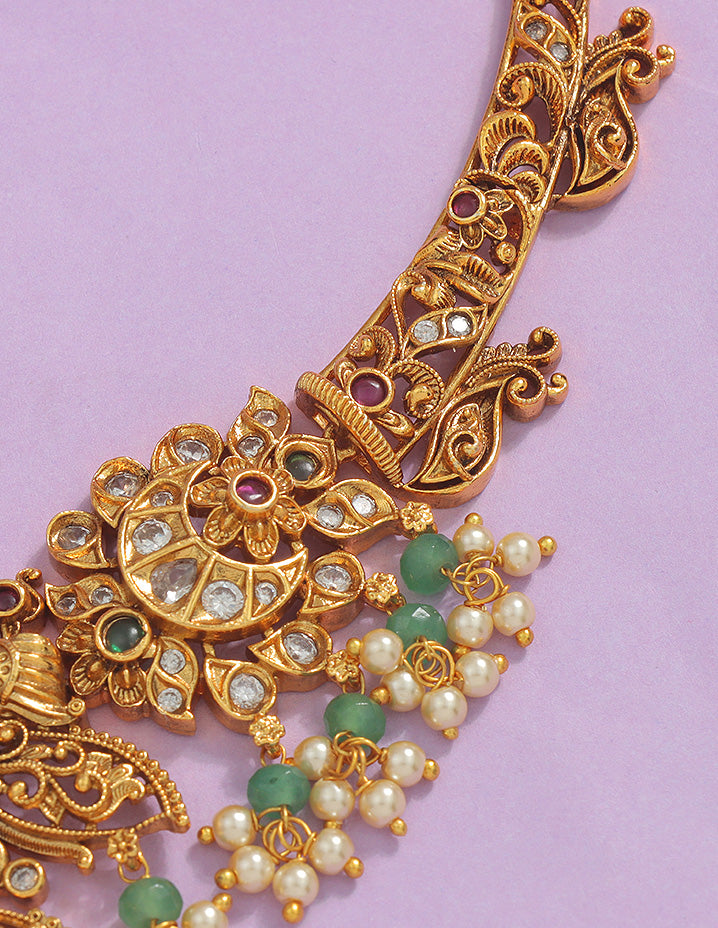 Designer Lakshmi Devi Necklace Set