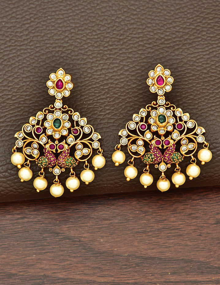 Antique Zirconia Necklace Set 127954