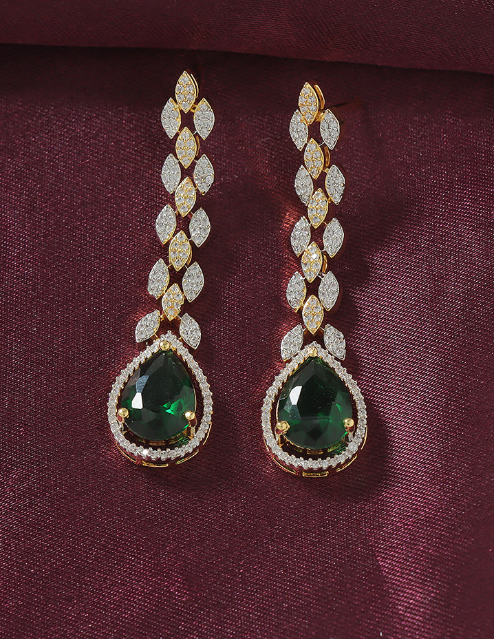 Designer Zirconia Crystal Elegance Necklace Set
