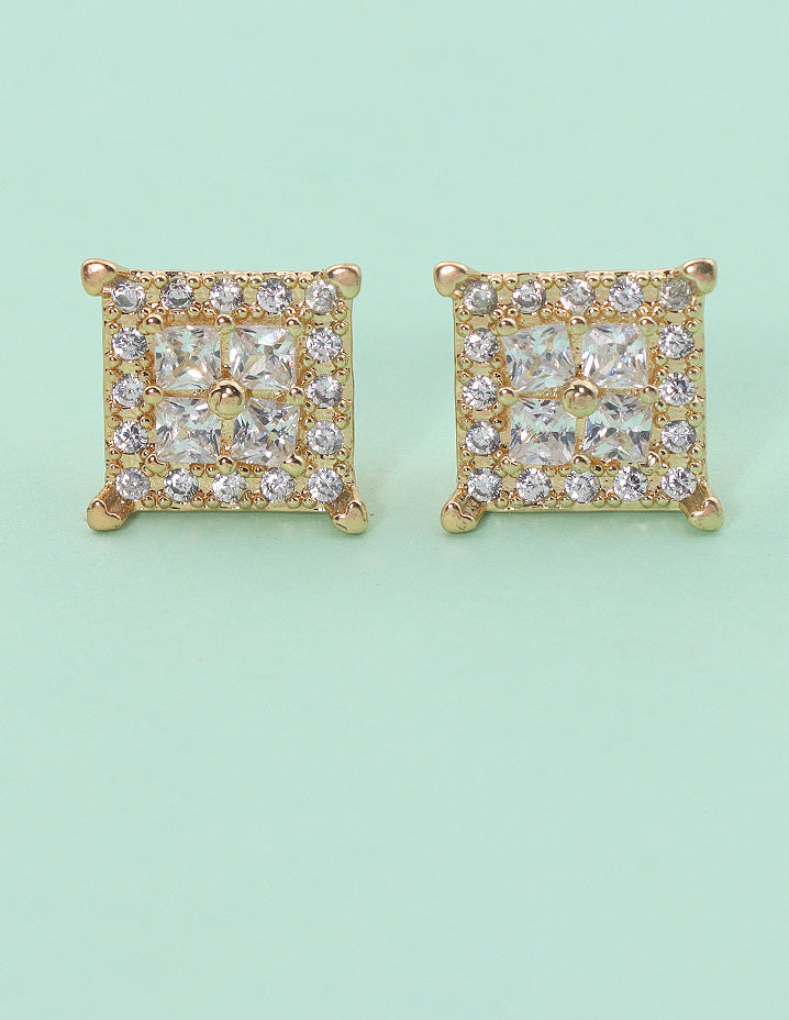 Designer Zirconia Stud Earrings
