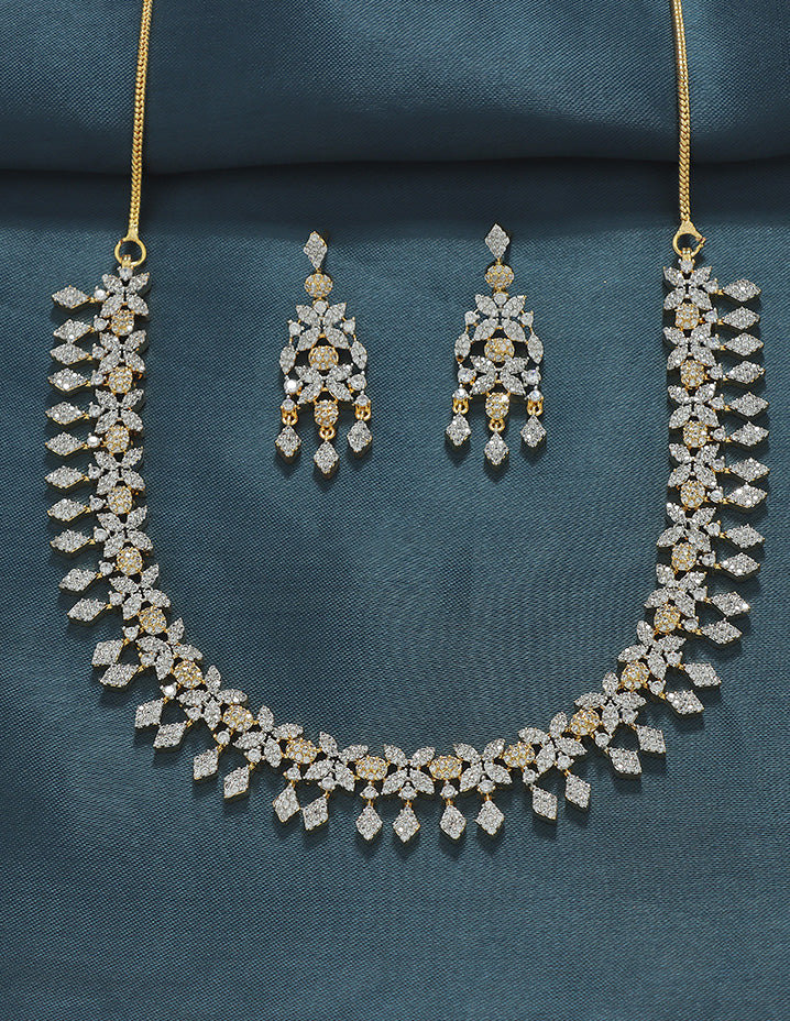 Designer Zirconia Elegance Necklace Set