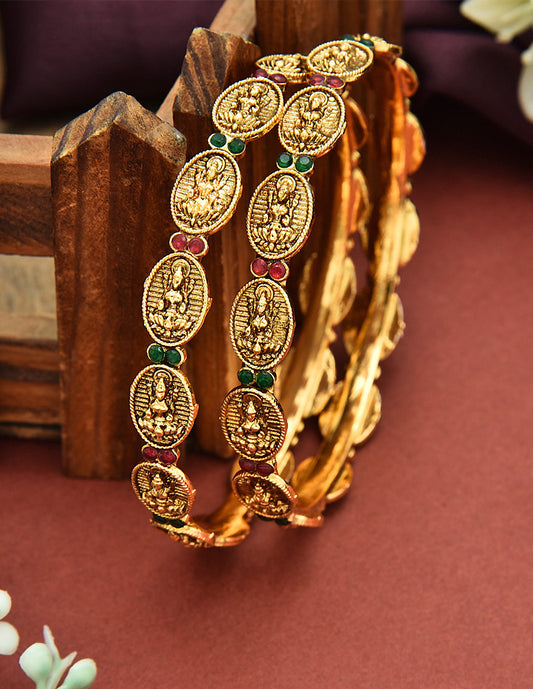 Designer Lakshmi Devi Matt Stone Bangles