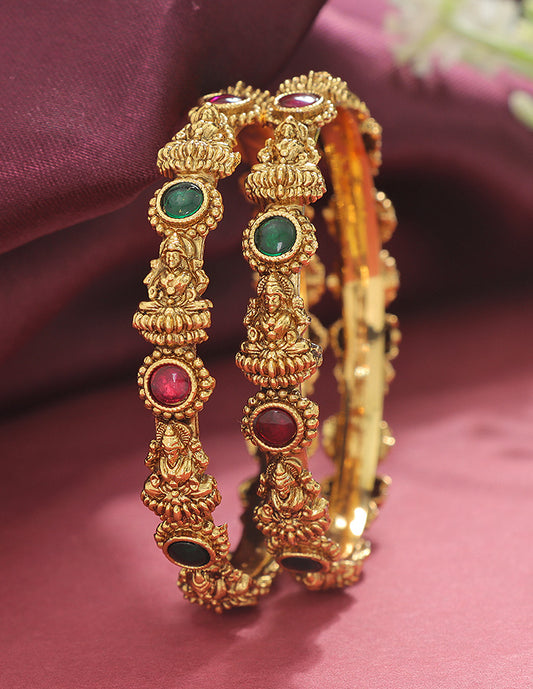Designer Kempu Lakshmi Devi Baby Bangles