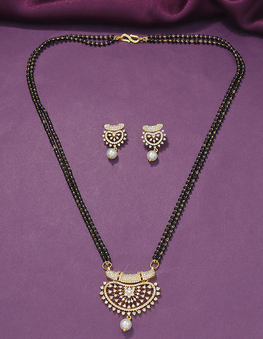 Designer Black Beads Mangalsutra