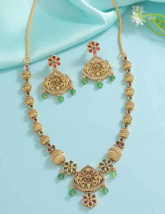 Designer Matt Kempu Necklace Set