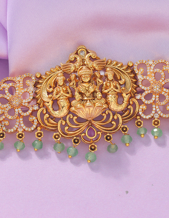Designer Zirconia Matt Chain Vaddanam