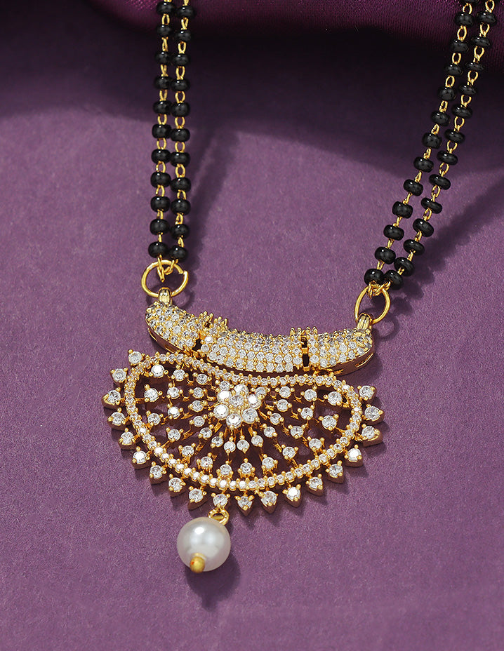 Designer Black Beads Mangalsutra